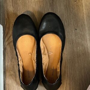 Time and Tru Black Ballet Flats